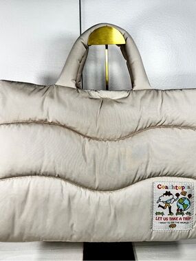 NWT Coach Coachtopia Puffy Tote Cloud CQ057 Quilted Luxury Minimalist Bag